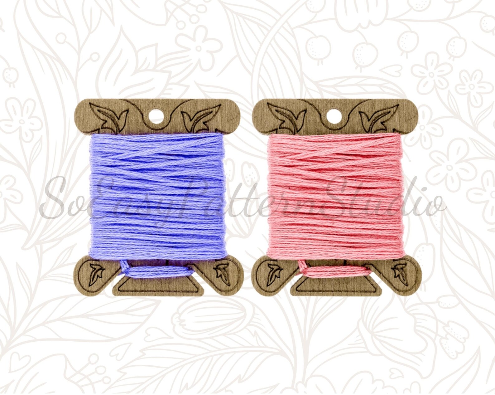 Embroidery Floss Bobbins Cross Stitch Thread Organizer Etsy