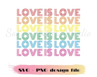 love is love svg, LGBTQ Svg, Gay svg, Pride svg, Rainbow heart svg, Gay Pride Shirt Svg, Instant download Cricut cut file,Vector Svg, Png