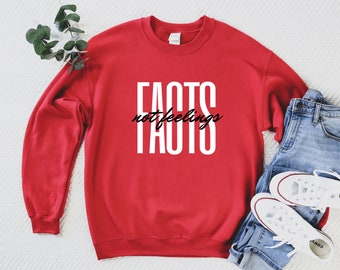 Fakten nicht Gefühle Sweatshirt | Ben Shapiro Pullover | Konservative Hemden | Republikanische Geschenke | American Patriot