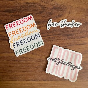 Patriottische Stickers (Pak van 3) | Conservatieve Stickers | Republikeinse GOP Die-cut Stickers | Amerikaans Patriot | De Trots van de V.S.