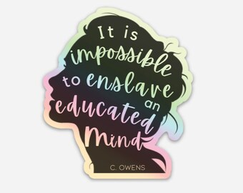 Candace Owens Holographic Sticker | Conservative Women Stickers | Republican GOP Stickers | American Patriot