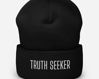 Truth Seeker Beanie | Modern Conservative Hats | Republican Beanies | American Patriot