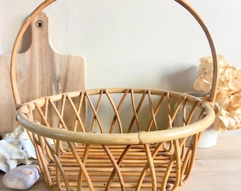 Panier En Osier Pour Pêche à La Mouche - Sac Creel Vintage - Décoration Cabane