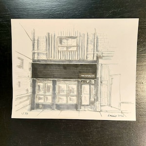The Ossington, circa 2009, Toronto - Art - Risograph Print