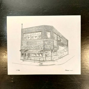 Sneaky Dee&#39;s, circa 2009, Toronto - Art - Risograph Print