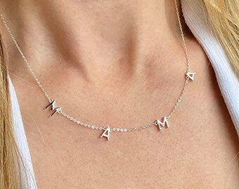 CLEARANCE / Mama Necklace • Letter Necklace • Gold Necklace • Mother‘s Day Gift • Gift for Mother • Gifts For Mom • Birthday Gift