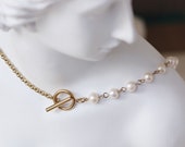 necklaces 18K Gold Pearl Pendant Necklace Freshwater Pearl Necklace Pearl Layering Necklace Dainty Vintage Charm Layer Necklace