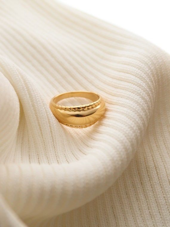 Gold filled cheap rings etsy