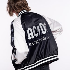 Ac dc denim jacket cheap walmart
