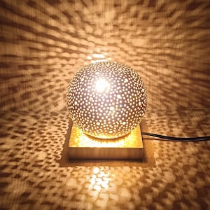 Lampenschirm, Messinglampenschirm, quadratischer Lampenschirm, Tischlampe, Beleuchtungslampe, Schlafzimmerlampenschirm, Schlafzimmerlampe, Schlafzimmerlampen