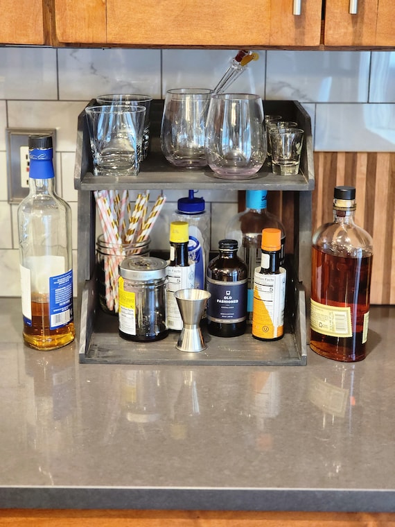 Coffee Bar Accessories and Organizer Countertop, Coffee Station