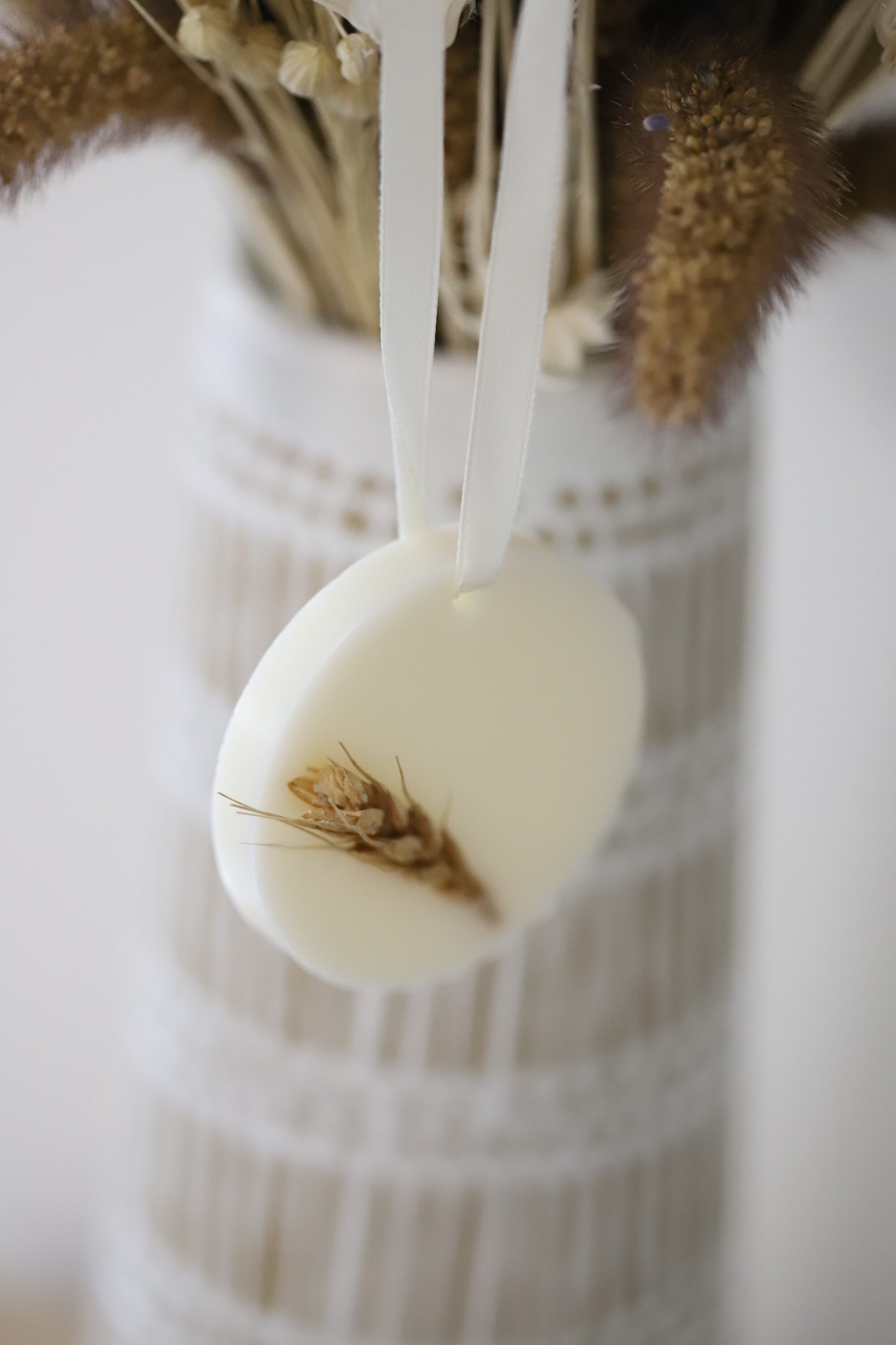 Suspension Parfumée Fleurie Ronde - Made in France Artisanale Fait Main