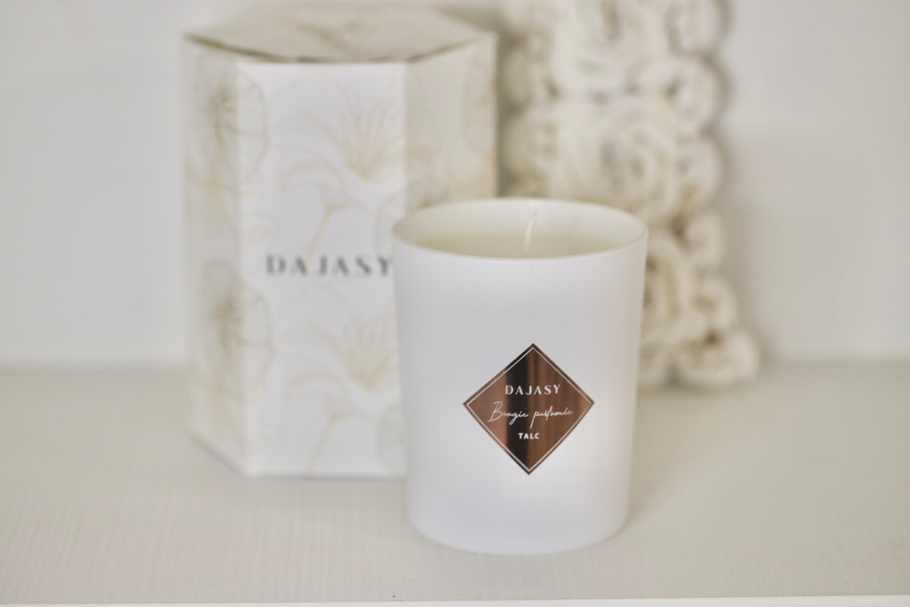 Bougie Parfumée à La Cire de Soja Naturelle - 1 Mèche Bougie Artisanale Fait Main Idée Cadeau Candle