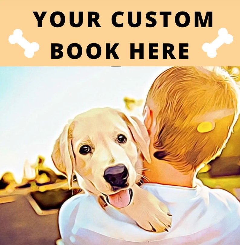 Custom Pet Picture Adventure Books Personalized Cat & Dog Children's Books for Kids Gift for Dog Lovers Dog Memorial Gift for Lost Pet image 2