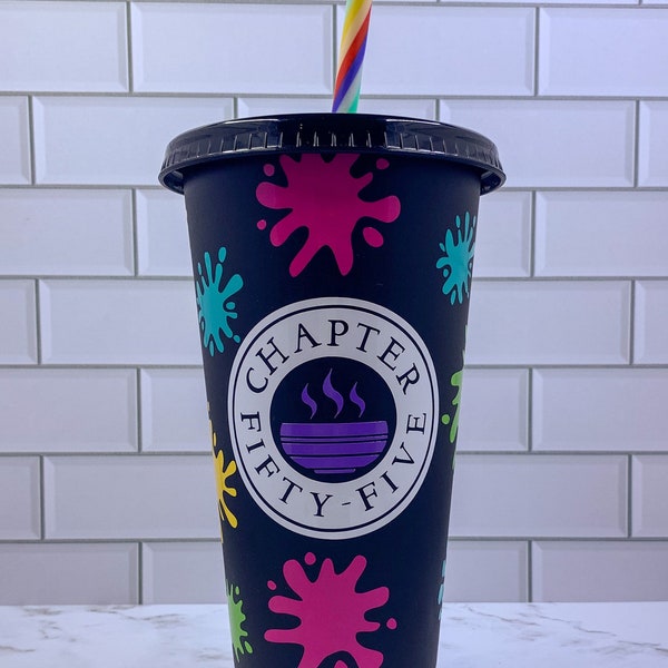 Chapter 55 ACOTAR themed Cold Cup 24 oz with Straw and Lid