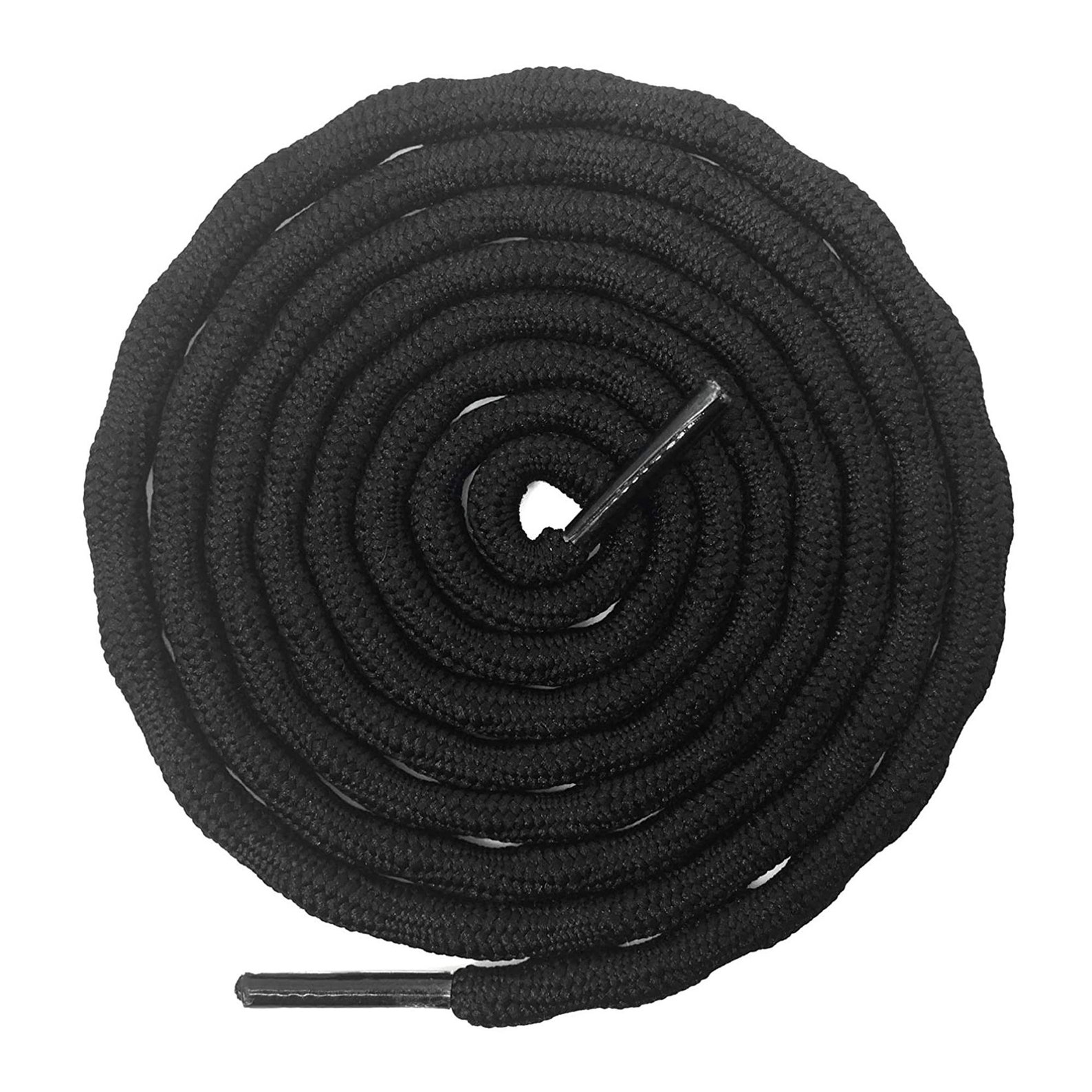 45 inch round black shoelaces
