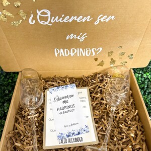 Caja De Propuestas De Padrinos / Padrinos De Bautismo / Padrinos De Bautizo / primera Comunión