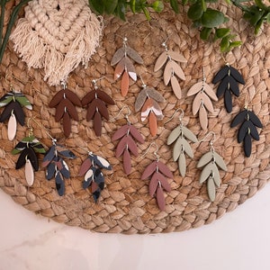 Serafina Clay Dangle | Polymer Clay | Clay Earring | Lightweight | Earring | Gift | Jewelry | Hypoallergenic