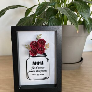 cadeau couple, cadeau saint Valentin, cadre personnalisé