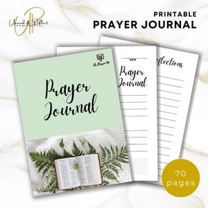 Journal - Perfect prayer Journal | Prayer guide | Prayer template | Christian printable | Christian journal | printable journal