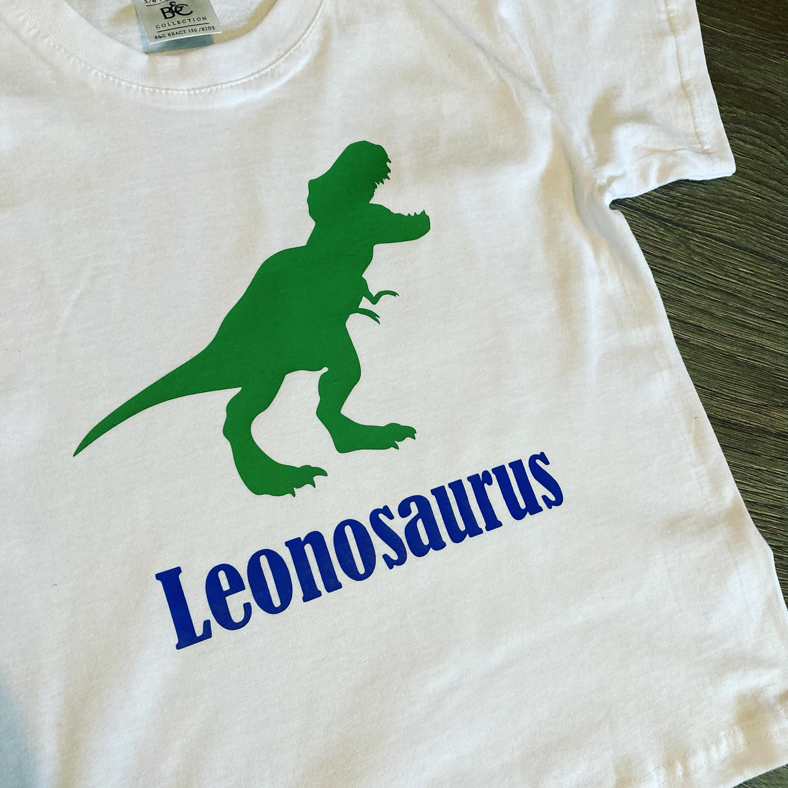 lets trip dinosaur tee