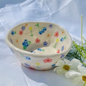 PREORDER:blueberry pie handmade ceramic bowl -handmade ceramic bowl-ceramic bowl-handmade ceramics-fruit bowl-handmade bowl-blueberry mug