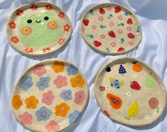 Keramik gesprenkelte handgefertigte Dessertschale-Ringschale-Schmuckstück-Schale-Fang-alle-Schale-Tonschale,niedliche Schale,Keramikschale