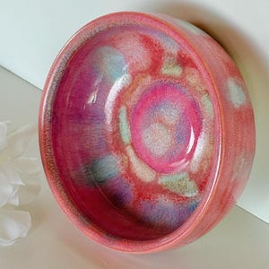 PREORDER: pink skies handmade ceramic bowl-pink glaze bowl-pink handmade bowl-sunset bowl-aesthetic bowl-bowl for her-unique bowl-bowl gift