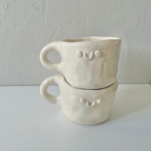 PREORDER:cute smiling ceramic mug- handmade ceramic mug-happy face ceramic mug-plain coffee mug-handmade ceramic mug-handmade mug