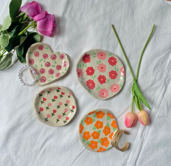 格安 Ceramic Flower Preorder:cute Jewelry All Trinket,catch Dish ミュージシャン