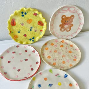 PREORDER: stoneware clay ceramic dessert dish-ceramic dish-dessert dish-handmade ceramics-ceramic plate-small food plate-aesthetic plate