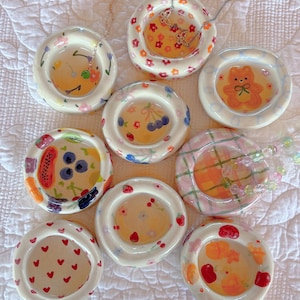 handmade mini bubble ring dish-bubble dish-ceramic bubble dish-cute jewelry dish-cute ring dish-handmade ring dish-handmade catch all dish