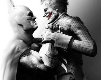 Joker Cards Batman Arkham City Art Wall Print POSTER US