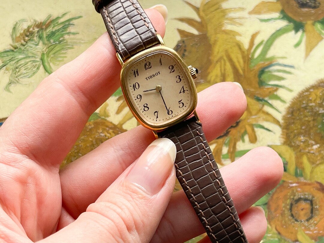 Vintage Wristwatch Wind up Watch by Tissot Etsy