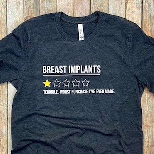 Breast Implant Review Shirt, Breast Implant Illness, Surgery Shirt, Breast Implant Illness Shirt, Explant Gift, Breast Explant Shirt