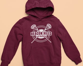 Teen Wolf Beacon Hills Lacoste Hoodie – Derek Hale 00 – Burgundy, Unisex