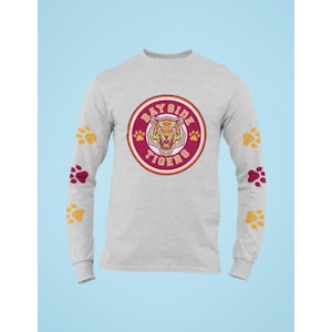 Bayside Tigers Langarm-T-Shirt - Bayside Alumni Pullover, gespeichert von der Glocke, Varsity Shirt, Unisex Shirt, TV-Show-Fans