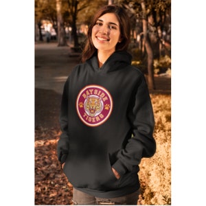 Bayside Tigers Hoodie - Bayside Alumni Black Hoodie, Saved By The Bell, Varsity Hoodie, Unisex Hoodie, Saved By The Bell Fans