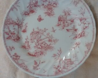 Toile Plates Etsy