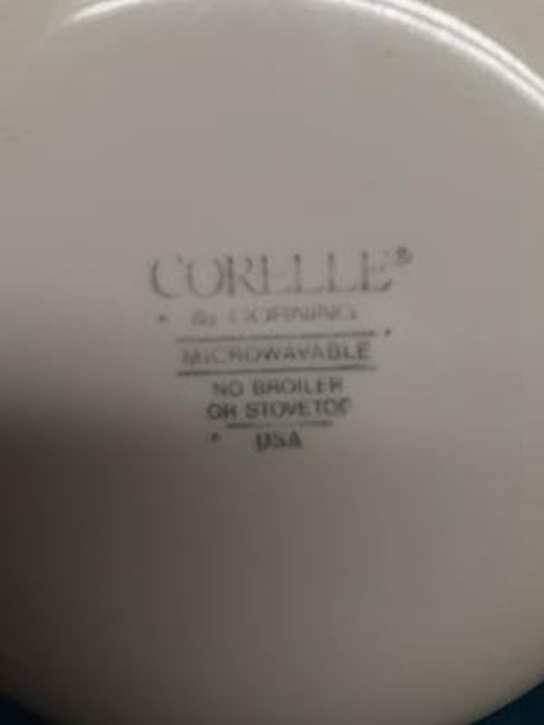 Corning Corelle Country Violets Pattern Coupe Cereal Bowl Made - Etsy