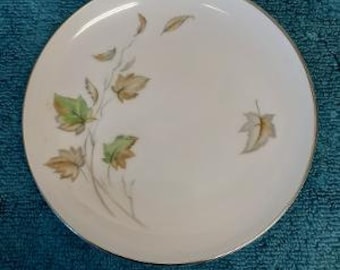 Three Castle China Harvest Time Pattern Bread and Butter Plate Made in Japan