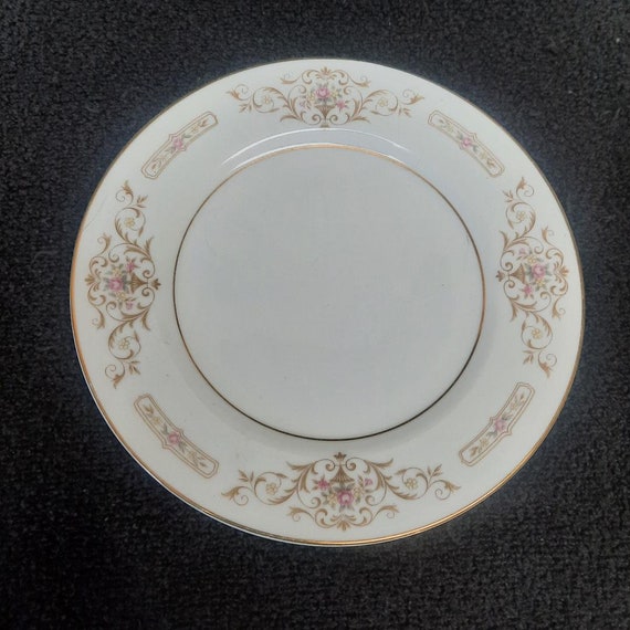 Rose China Kathy Pattern Salad Plate Gold Trim Made in Japan - Etsy