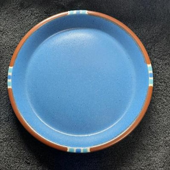 Dansk Mesa Sky Blue Pattern Salad Plate Made in Japan - Etsy