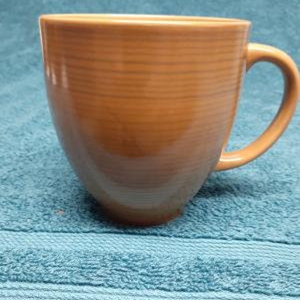 JCPenney Home Studio Avant Brown Pattern Large Coffee Mug All Brushed