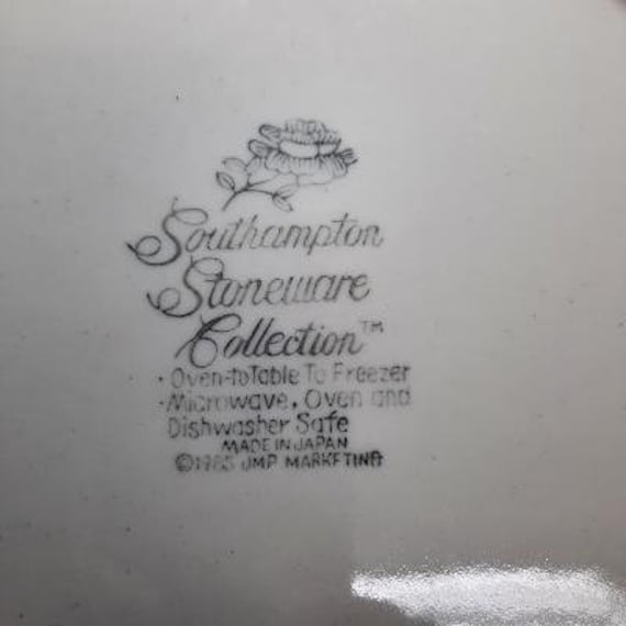 サウサンプトン　384 お皿 Southampton Stoneware Collection JMP5 Pattern 12 Inch Round Meat