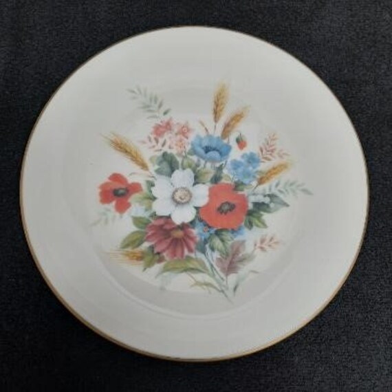 アメリカ製ヴィンテージ　LENOX　花文リムプレート USA【未使用】 Vintage Lenox Morning Blossom Serving Platter - Etsy
