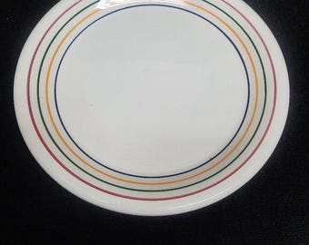 Primula PRL37 Stripes Pattern Dinner Plate Made in Italy