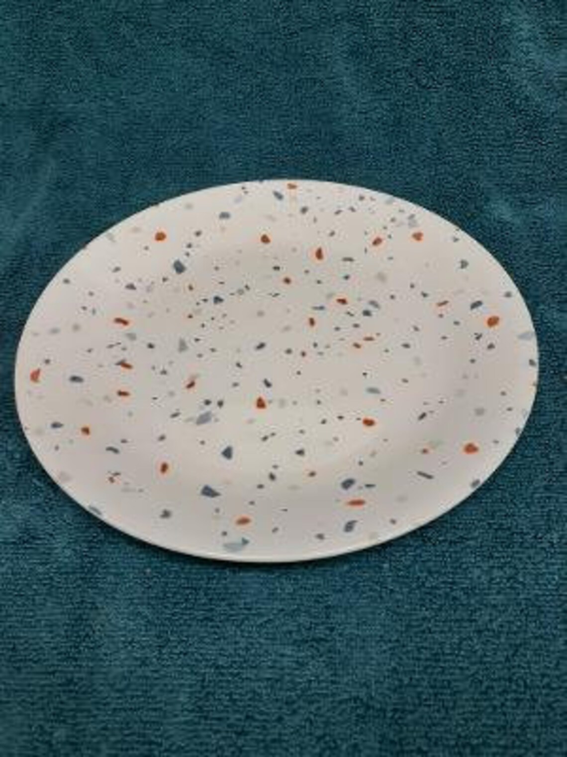 Corelle by Corning Terrazzo Azul Pattern Speckled Dinner Plate Etsy