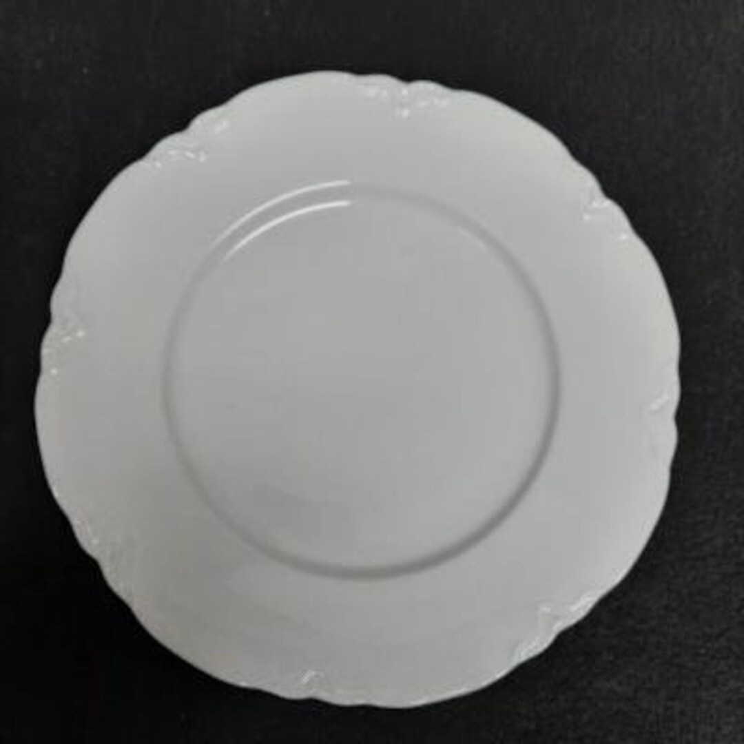 Hutschenreuther Racine White Pattern Large Dinner Plate Made in