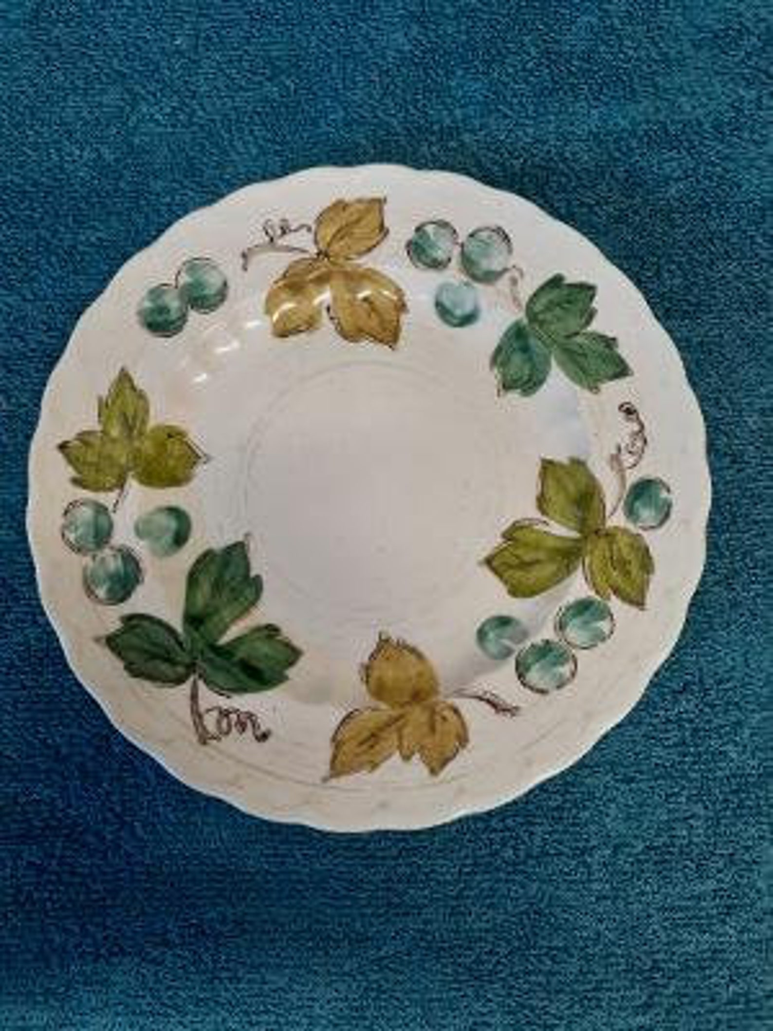 Metlox Vernon Ware Vineyard Pattern Salad Plate Made in Etsy